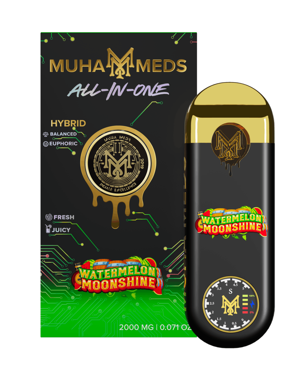 Muha Meds | 2g Disposable (3rd Gen) | Watermelon Moonshine