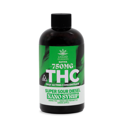 Liquid Gummies - 750 MG THC Syrup