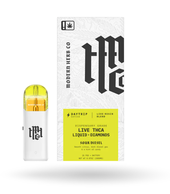 Modern Herb THC Live Resin Liquid Diamonds: Sour Diesel (Sativa) - 2g