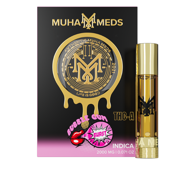 Muha Meds Bubble Gum Burst 2G Cartridge
