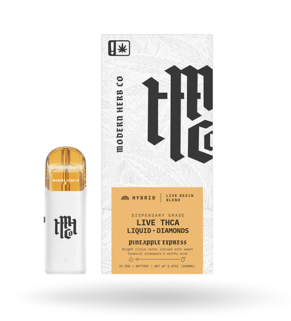 Modern Herb THC Live Resin Liquid Diamonds: Pineapple Express (Hybrid) - 2g